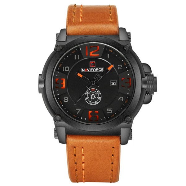 NAVIFORCE 9099 Men 3ATM Waterproof Date Wrist Watch Needle Quartz Movement