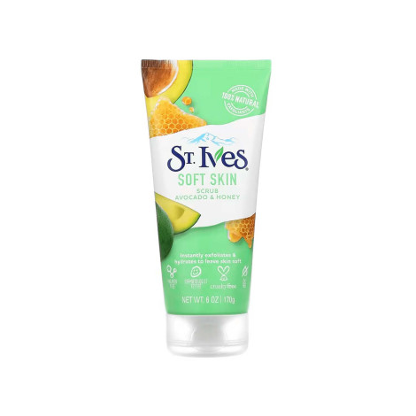 St.ives Soft Skin Avocado & Honey Scrub 170g (USA)