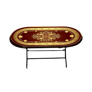 Dining Table 6 Seat Elegant S/L Print Sunlit 3-Bk
