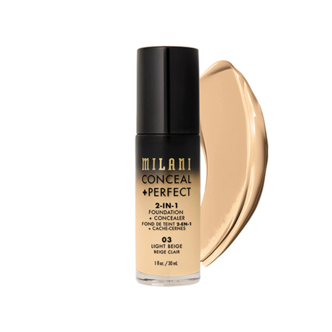 Milani Conceal Perfect 2in1 Foundation - 03 Light Beige (USA)