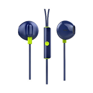 Oraimo Half In-Ear Wired Blue Earphone