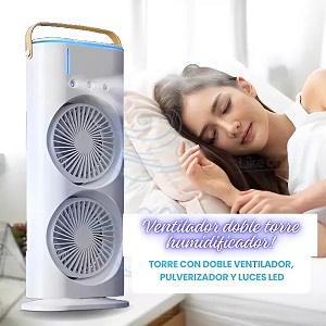 Portable Light Humidifier Double-ended Spray Fan