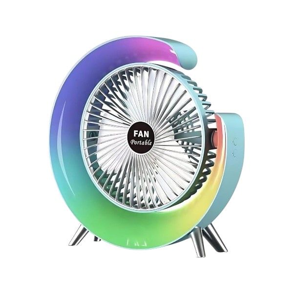 Colorful RGB Desk Fan