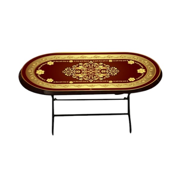 Dining Table 6 Seat Elegant S/L Print Sunlit 3-Bk