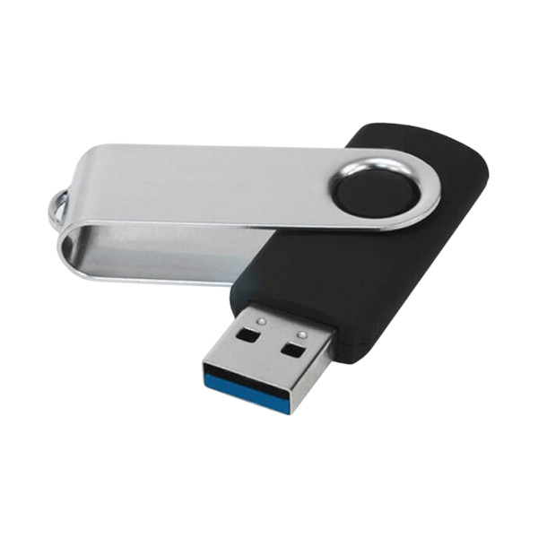 Twinmos X3 128GB USB 3.2 Black-Silver Pen Drive
