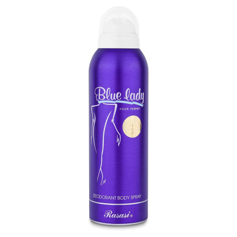 Rasasi Blue Lady Deodorant Body Spray 200ml (UAE)