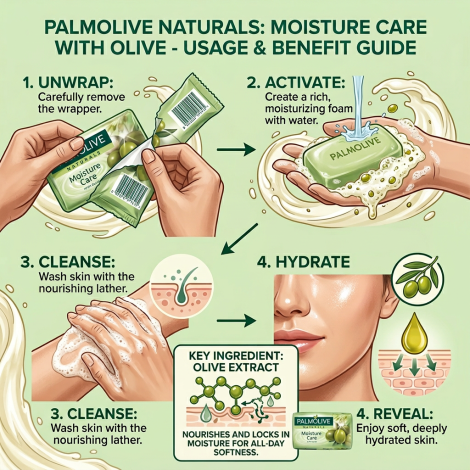 Palmolive Moisture Care With Olive Soap 90g (Turkey)