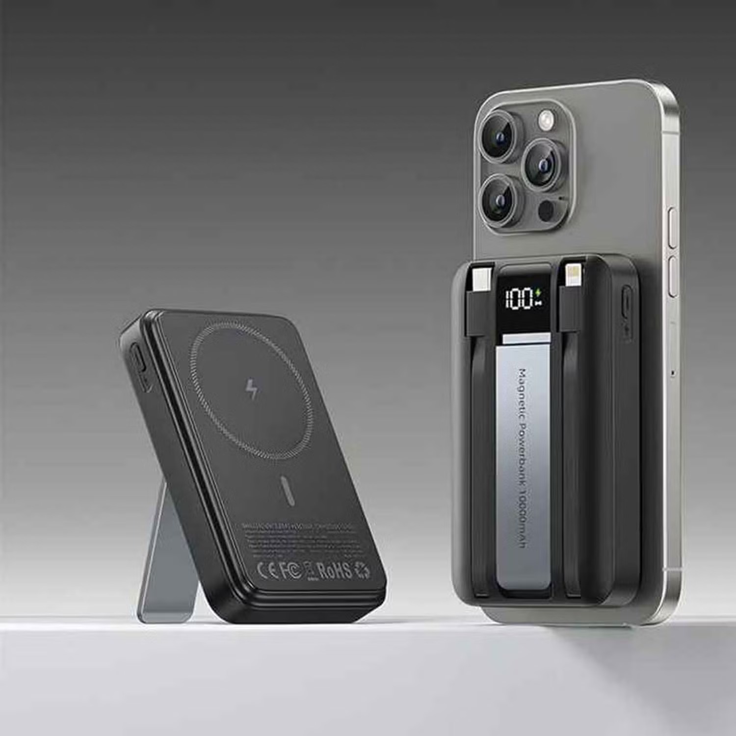 MKB PK81 Magnetix PowerBank 10000mAH, Wireless Charging, PowerDelivery 22.5W,Charging Stand