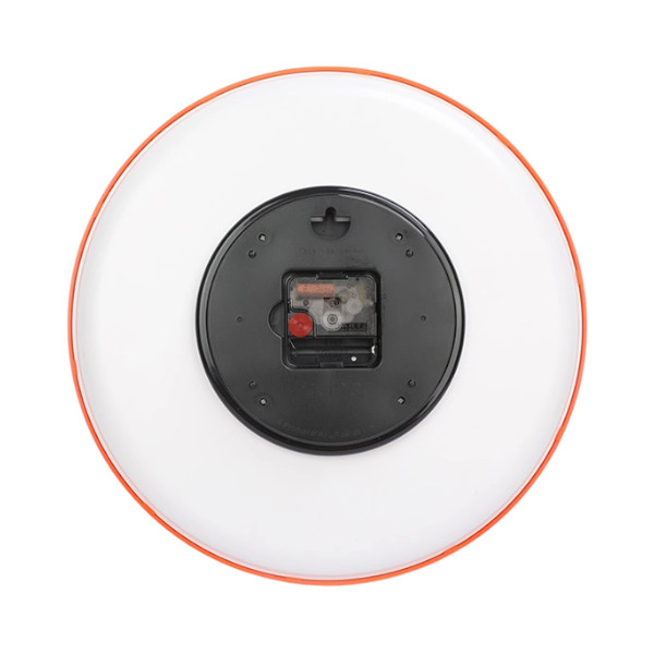 Ajina Maple Digit Round Wall Clock Orange