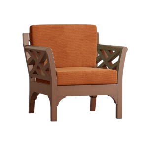 Regal Single SOFA- FLORIDA Loose cushion Sofa-SDC-371-3-1-20(Fabric-2152
