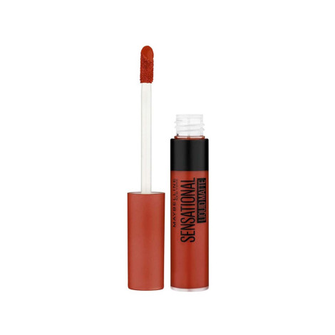Maybelline New York Sensational Liquid Matte Lipstick - 12 More Than Red (China)