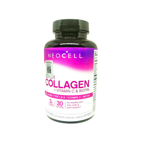 Neocell Super Collagen + Vitamin C & Biotin 90 Tablets (USA)