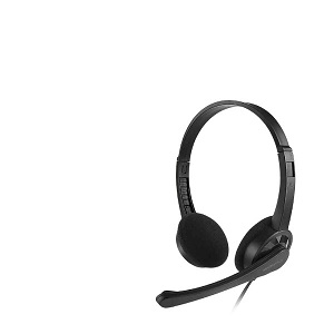 Micropack MHP-01 Black Wired Headphone
