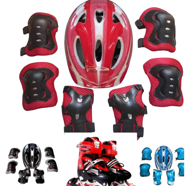 Skating shoe with safety guard for boys