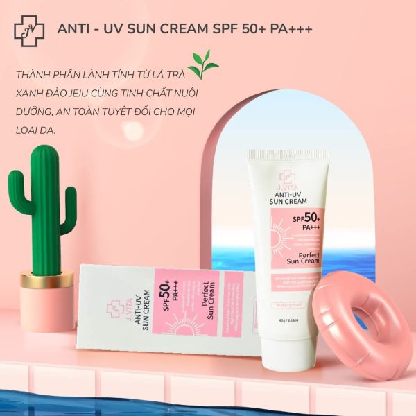 J. VITA ANTI UV SUN CREAM WITH SPF 50+ PA+++ (60gm)