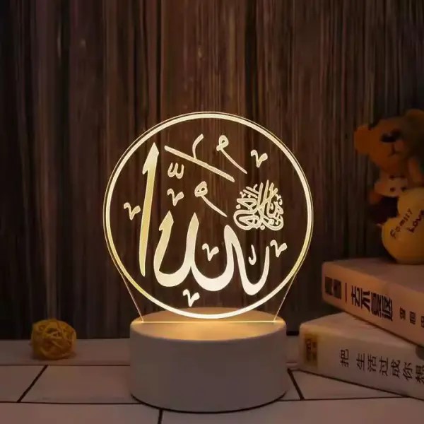 3D Led Night Light Muslim