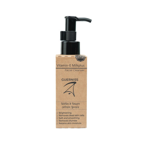 Guerniss Raw Vitamin E Milkplus Facial Cleanser 100ml (Bangladesh)