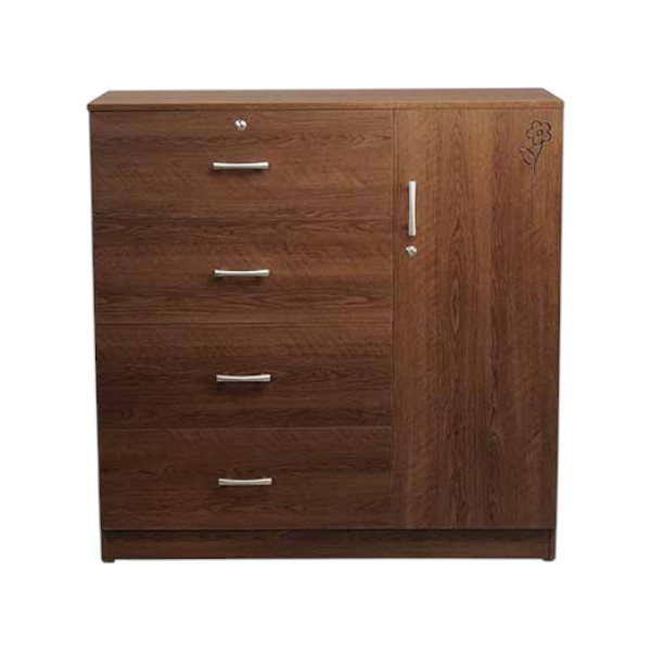 Regal Harper Laminated Board Wardrobe Antique