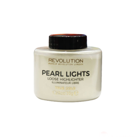 Makeup Revolution Pearl Lights Loose Highlighter 35g - True Gold (China)