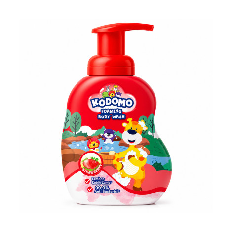 Kodomo Strawberry Foaming Body Wash 250ml (Indonesia)