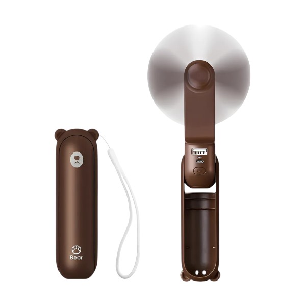 Jisulife F8 Hand Fan 2000mAh – Brown