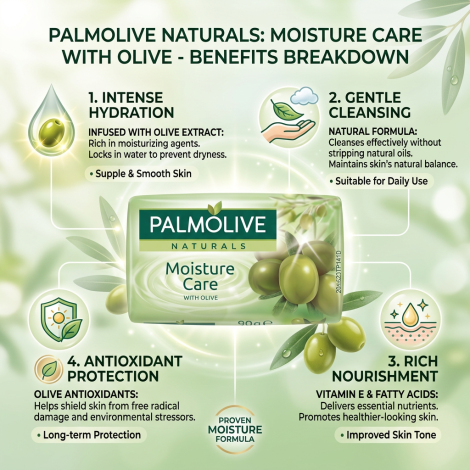 Palmolive Moisture Care With Olive Soap 90g (Turkey)