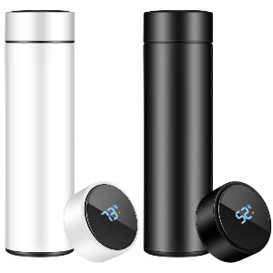 500Ml Digital Thermos Bottle Smart Cup With Temperature Display
