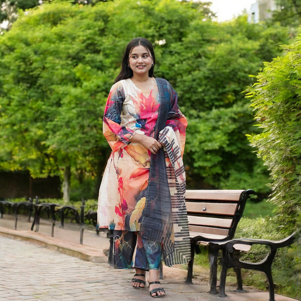 Digital Print Three Piece