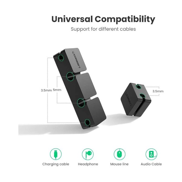 Ugreen LP208 (70585) Black Cable Organizer