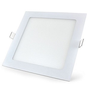 12 Watt Panel Squire White LED Light