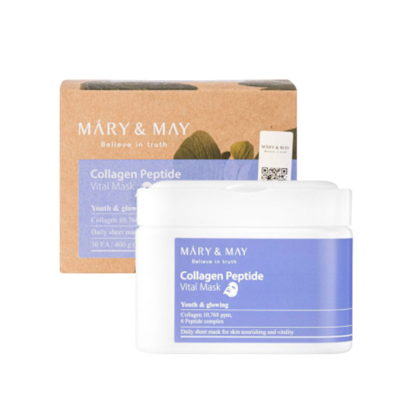 Mary & May Collagen Peptide Vital Mask 400g (Korea)