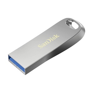 Sandisk Ultra Luxe CZ74 128GB USB 3.1 Full Metal Silver Pen Drive