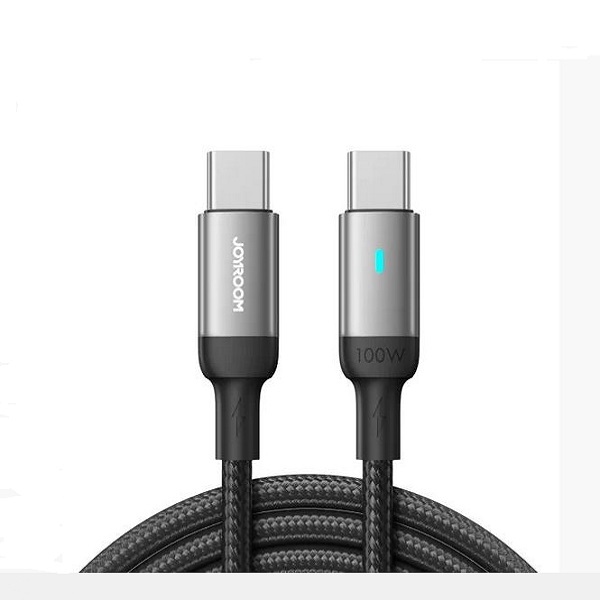 JOYROOM S-CC100A10 100W Nylon Type-C to Type-C cable 1M