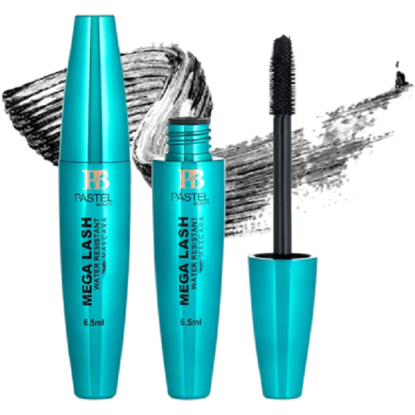 Pastel Beauty Mega Lash Water Resistant Mascara.