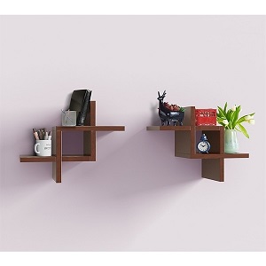 Regal Wooden Wall Hanging Shelf
