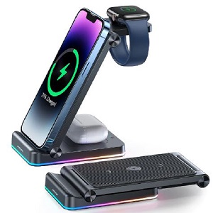 Joyroom JR-WQN01 3-in-1 Foldable Wireless Charging Station