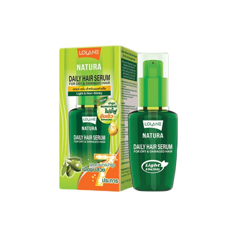 Lolane Natura Daily Hair Serum For Dry & Damaged Hair 50ml (Thailand)