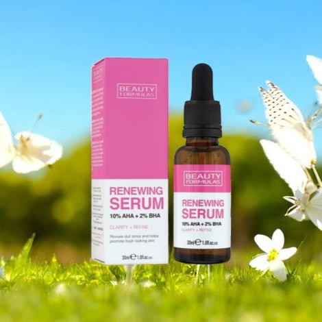 Beauty Formulas Renewing 10% AHA+2% BHA Serum 30ml (UK)