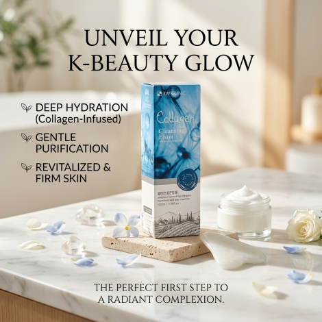 3W Clinic Collagen Cleansing Foam 100ml (Korea)