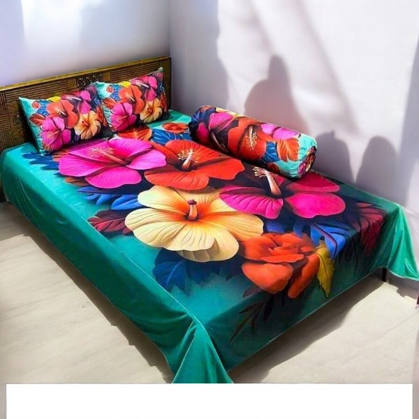 China Premium 3D Design Bed Sheet