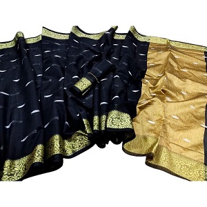 Half Silk Joba Pair Booti Jamdani Saree