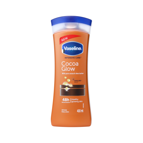 Vaseline Intensive Care Cocoa Glow 48H Moisturising Body Lotion 400ml (South Africa)