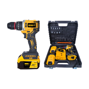 GearUP Cordless Powerful Hand Drill with Brushless Motor — (2 Lithium Battery Included)