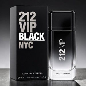 Carolina Herrera 212 Vip Black Nyc Eau De Parfum For Men 100ml (Spain)