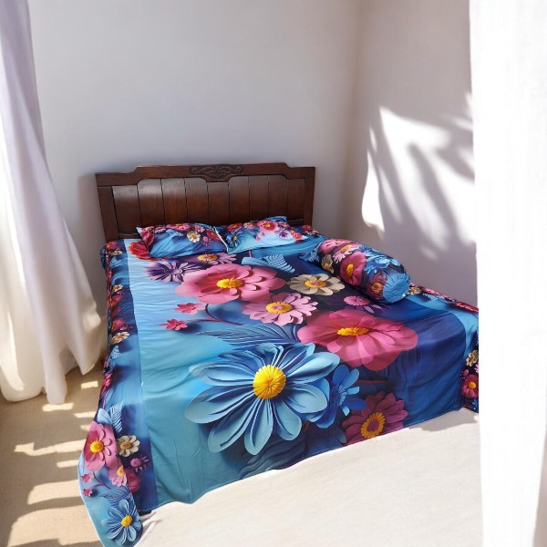 China Premium 3D Design Bed Sheet