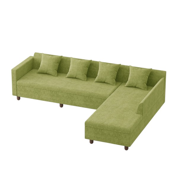 Regal Imperial Wooden L-shape Sofa