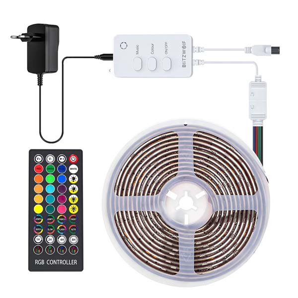 BlitzWolf BW-LT34 5M WiFi RGB Music LED Strip Kit