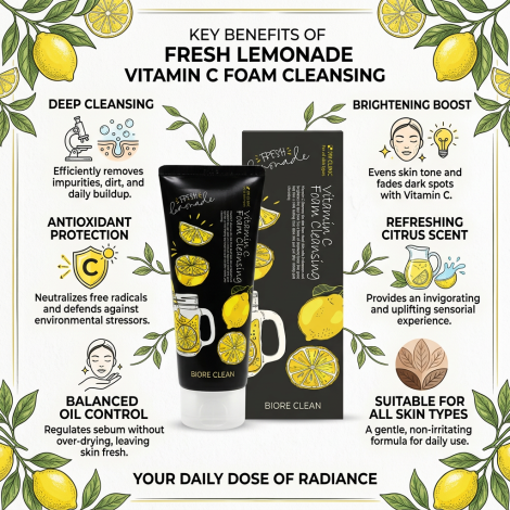 3W Clinic Vitamin C Foam Cleansing 100ml (Korea)