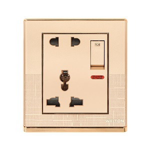 Walton Fiona 5 Pin Socket with Switch