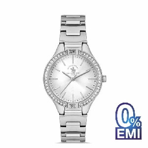 Santa Barbara Polo & Racquet Club Quartz Stainless Steel Women’s Watch (SB.1.10407-1)